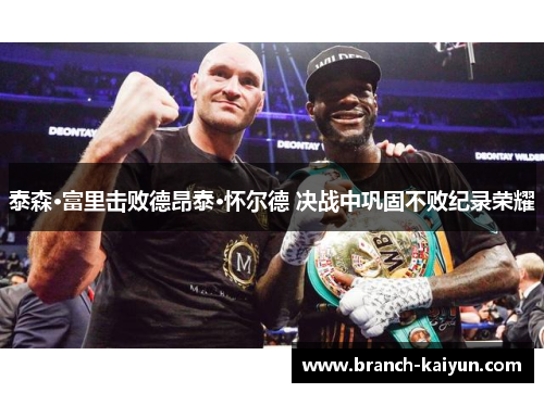 泰森·富里击败德昂泰·怀尔德 决战中巩固不败纪录荣耀