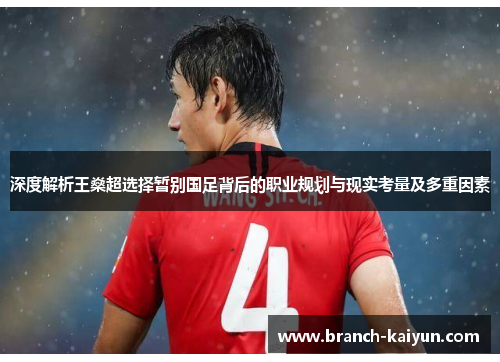 深度解析王燊超选择暂别国足背后的职业规划与现实考量及多重因素