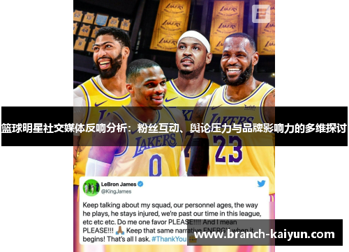 篮球明星社交媒体反响分析：粉丝互动、舆论压力与品牌影响力的多维探讨